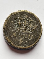 Henri III à Louis XIV, poids monétaire pour le 1/4 d'écu deniers XII grains