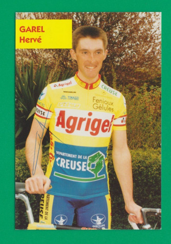 Cyclisme carte cycliste garel - cycliste,