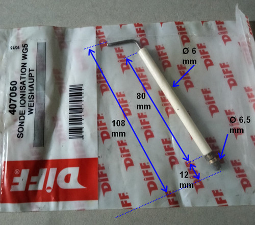 407050 sonde ionisation - sonde,