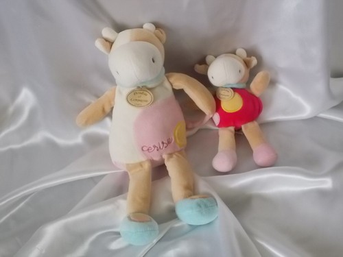 Doudou vache cerise son - vache,