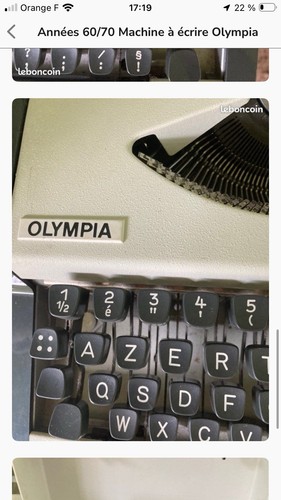 Machine écrire olympia - machine,