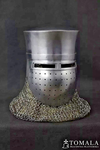 Casque bascinet italien