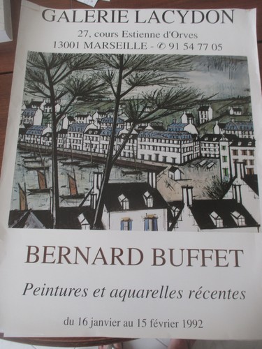 Affiche exposition bernard - affiche,