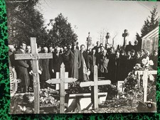 photo presse Général De Gaulle cimetière FFI résistants Auvergne? guerre 39-45