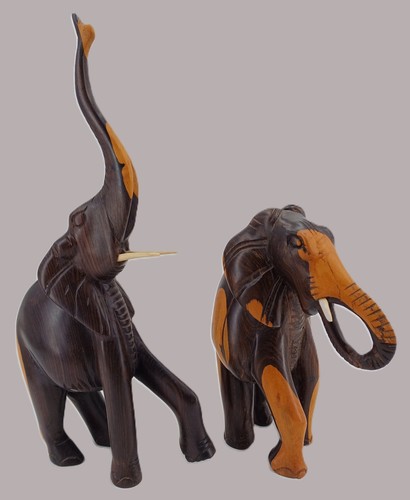 Ensemble sculptures bois - ensemble,