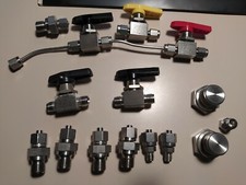 lot Swagelok vannes raccords bouchons Inox