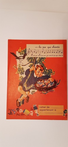 Protège cahier vintage pie - protège, la