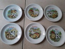 LOT DE 6 ASSIETTES À