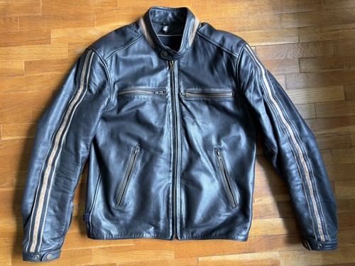 Blouson moto cuir helstons ace - moto,