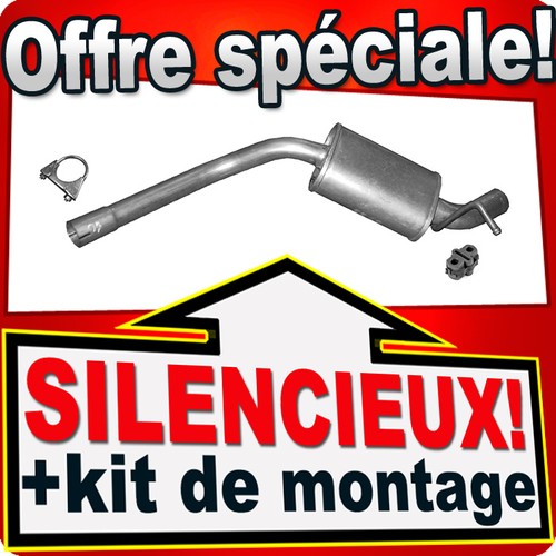 Silencieux arriere pour dacia - arriere,
