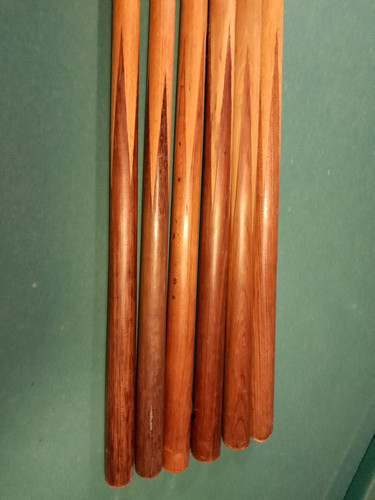 Lot queues billard ancien - lot, 6