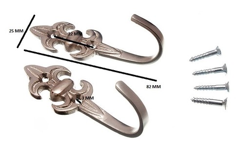 Attache rideau crochet - attache,