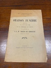 Livre Oraison Funéraire