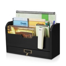 Organiseur de bureau rustique