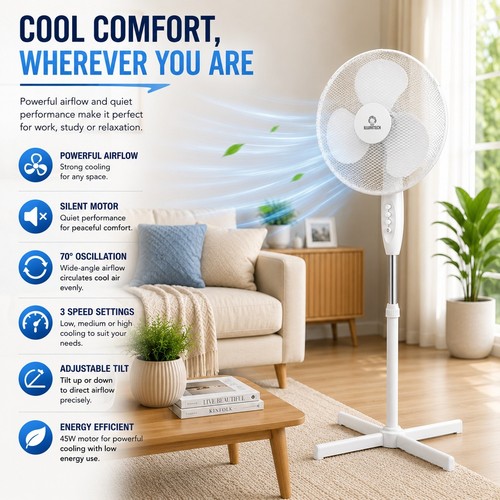 Ventilateur colonne - colonne, 16"
