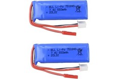 2 x batterie au lithium 7.4V