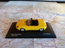 Fiat Barchetta Cabriolet Jaune MINICHAMPS 1/43 en boite