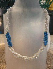 Collier Vintage En Turquoise 