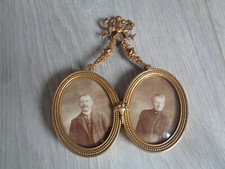 CADRE DOUBLE MEDAILLON PHOTO