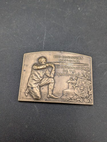Médaille bronze plaque - en,