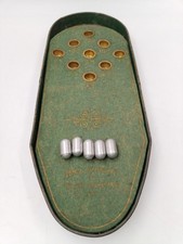 Rare Jeux De Comptoir Ancien Zanzi Culbute Jeu Des Culbultants Piste Métal...