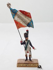 Figurine Guy Renaud Porte Drapeau Régiment des Chasseurs à pied Empire Napoléon
