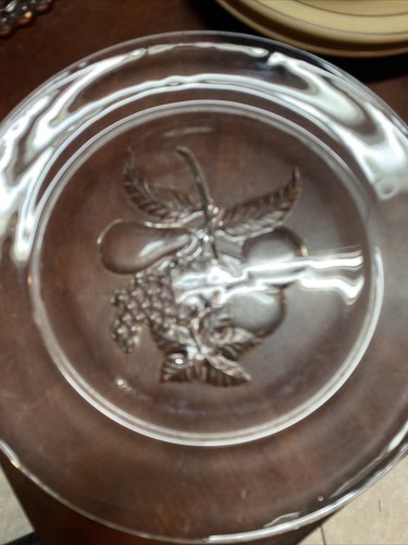 Clear glass serving - 12,