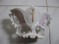 ANCIEN VASE DE MARIEE  BLANC