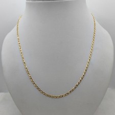 Collier En Or 18K Maille Plate
