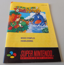 Notice F/Ned pour jeu Super Nintendo "Super Mario World 2 Yoshi's Island" 3864S