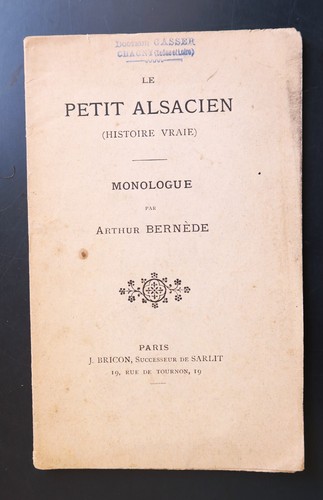Petit alsacien histoire - ,