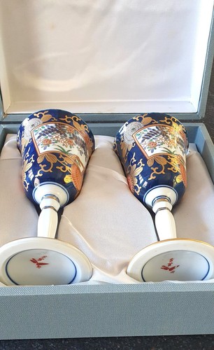 Coffret verres imari - verres,
