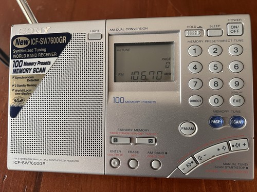 Sony icf sw7600gr world band - sony,