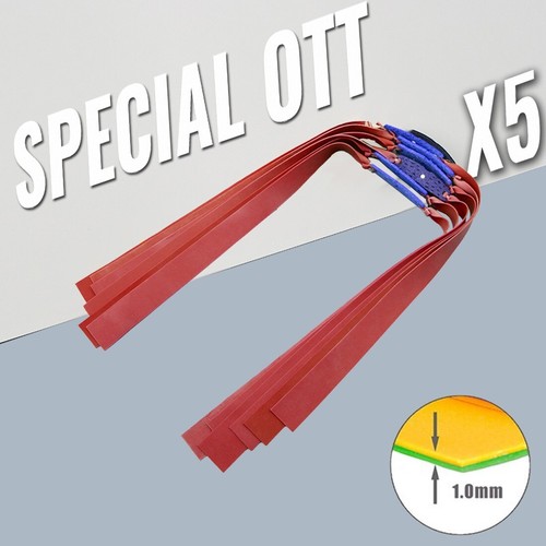 Bande elastique rouge lance - bande,