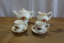 Royal Albert Old Country Roses Miniature Tea Set
