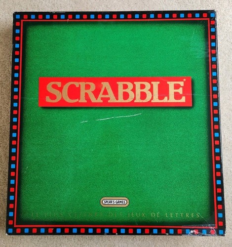 Vintage scrabble luxe - scrabble, 1988