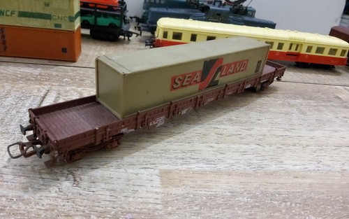 Wagon plat sncf jouef - plat, ho