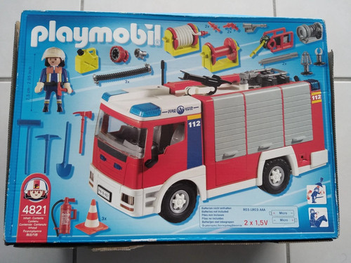 Playmobil 4821 camion pompier - 4821,