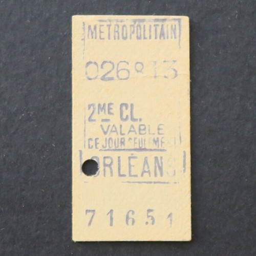 Ancien ticket métro 1928 - métro,