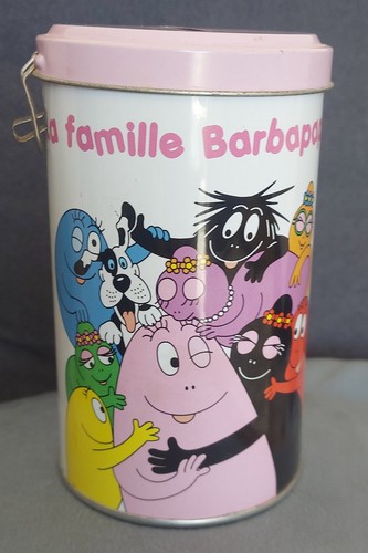 Tirelire métal barbapapa - métal,