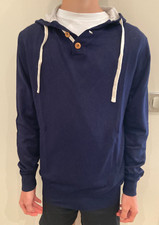 *** PULL À CAPUCHE BLEU MARINE HOMME TERANCE KOLE T. XL TBE ***