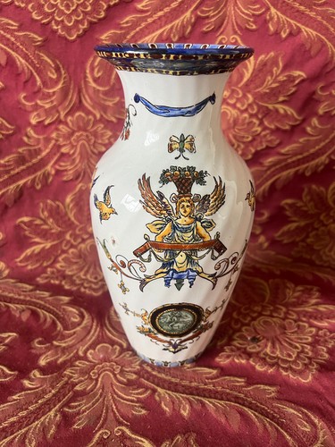 Ancien vase gien décor - vase, de