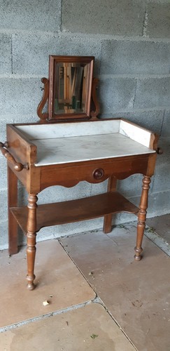 Table toilette ancienne - table,