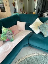 canapé d'angle relaxation en microfibre