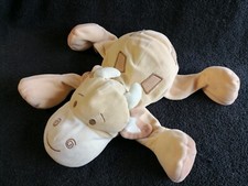Doudou peluche vache avec