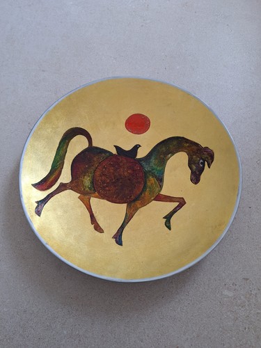 Assiette chinoise bois - assiette, en