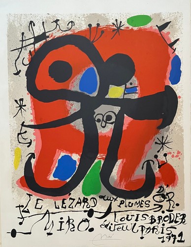 Joan miro affiche originale - affiche,