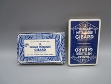 Jeu de carte ancien publicitaire " hangar métallique GIBARD"