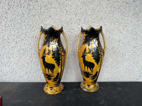 Paire grands vases anciens - de,