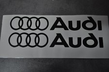 2 STICKERS AUDI  autocollant
